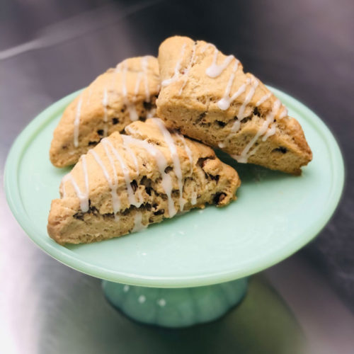 Pecan Bourbon Scones