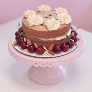 Cherished Cherry Almond Friand Cake