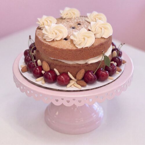 Cherry Almond Friand Cake