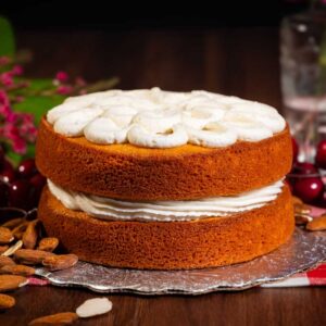 Cherished Cherry Almond Friand Cake