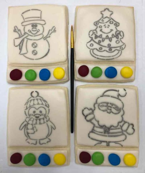 Paint Your Own Christmas Cookie