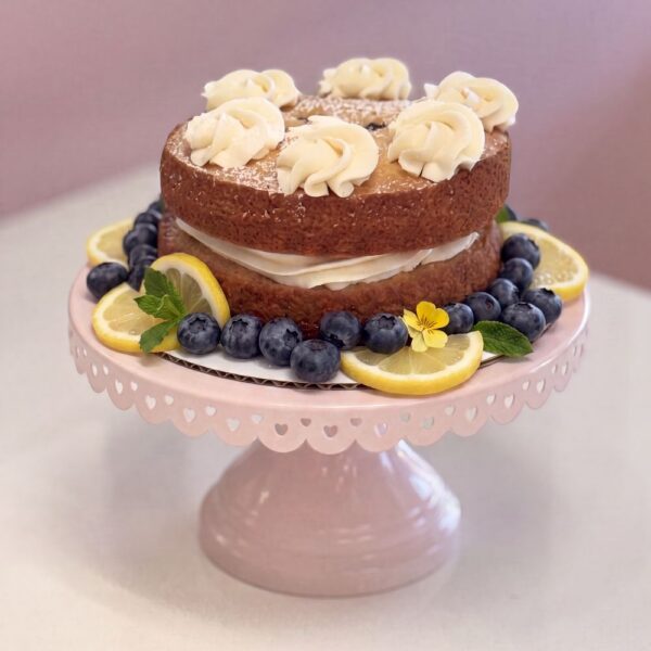 Blueberry Lemon Friand Cake