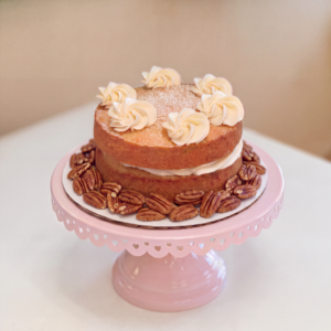 Bodacious Butter Pecan Friand Cake