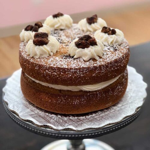 Bodacious Butter Pecan Friand Cake