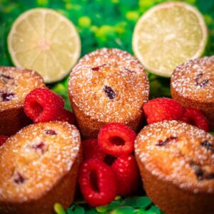 Radiant Raspberry Lime Friands