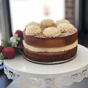 Sunkissed Strawberry Friand Cake