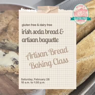 Irish Soda Bread & Artisan Baguette Baking Class (2/28/26)
