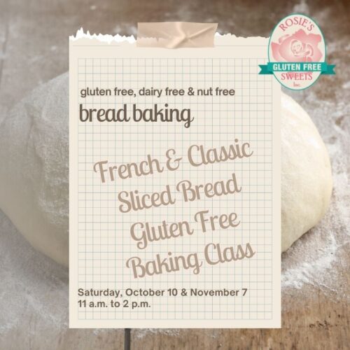 French & Classic Sliced Bread Gluten Free Baking Class