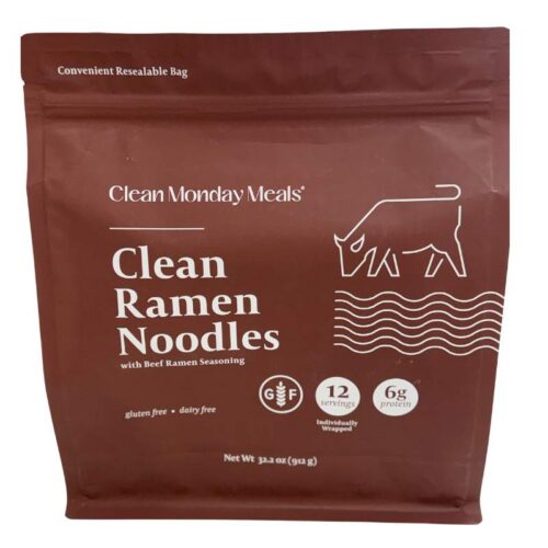 Clean Ramen Noodles - Beef - Front